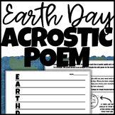 Earth Day Acrostic Poem Template with Definition & Example