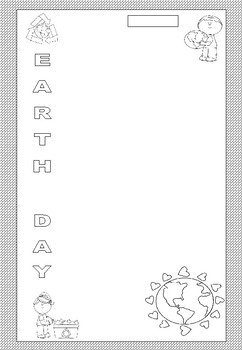 Preview of Earth Day Acrostic Worksheet