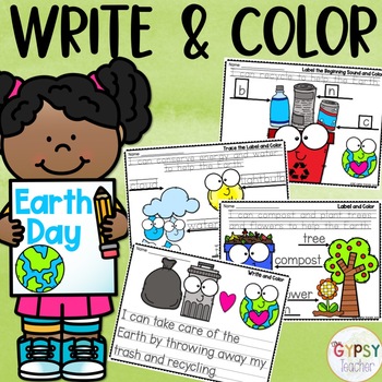 Preview of Earth Day Activities Writing Worksheet Earth Day Differentiated Writing Practice