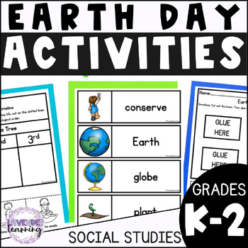 Preview of Earth Day Activities & Worksheets for Kindergarten & 1 Grade - Earth Day Booklet