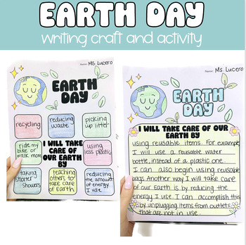 Preview of Earth Day Activities | April Coloring and Writing | Earth Day Craft