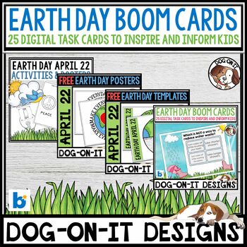 Preview of Earth Day BOOM Cards and Activities Bundle