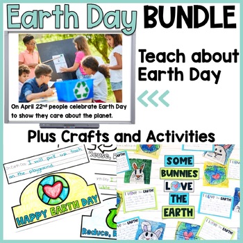 Preview of Earth Day Activities BUNDLE - Earth Day Crafts - Earth Day Lesson & Activities