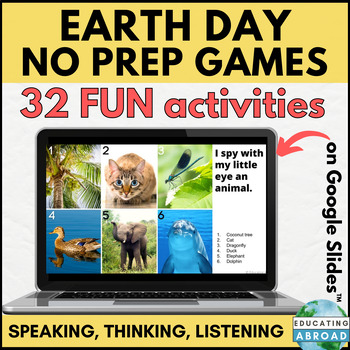 Preview of Earth Day Activities BUNDLE | Environmental Science Spring Morning Meeting Games
