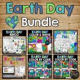 Earth Day Activities BUNDLE with Bingo | Sort | Color by N