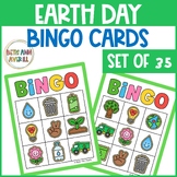 Earth Day Activities Bingo Cards for Preschoolers