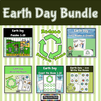 Preview of Earth Day Activities for PreK Kindergarten & First Grade