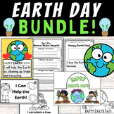 Earth Day Activities Bundle Craft Crown Mini Books Writing