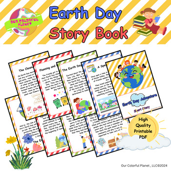 Preview of Earth Day Activities Bundle, Printable Activities,Reading, Games, Coloring Pages