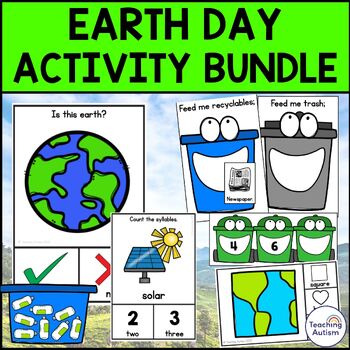 Preview of Earth Day Activities Bundle for Special Education