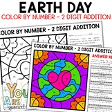 Earth Day Activities Color By Number Code Math Review Addi