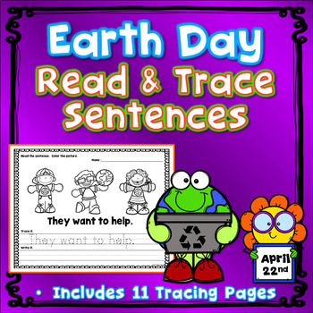 Preview of Earth Day Activities Coloring Pages Printable Sight Word Practice Worksheets