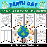 Earth Day Activities : Creative Writing Prompt Pennant | B