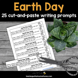 Journal Prompts | Earth Day Writing Prompts | Cut and Paste