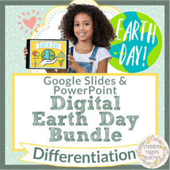Preview of Earth Day Activities Digital Bundle Writing Google Virtual Recycle