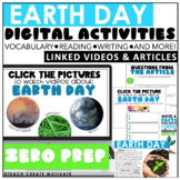 Digital Earth Day Activities - Reading Passages & Question