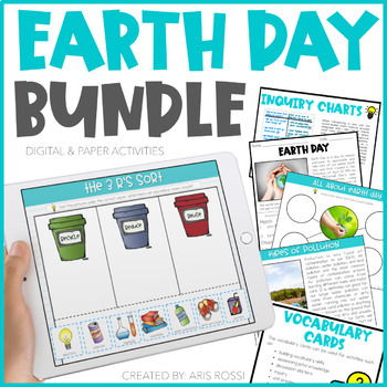 Preview of Earth Day Activities | Digital Google Slides™ + Print Activities