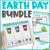 Earth Day Activities | Digital Google Slides™ + Print Activities