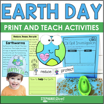 Preview of Earth Day Activities | Earth Day Craft, Reading, and Writing for K-2