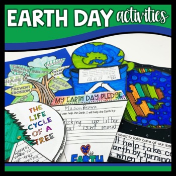 Preview of Earth Day Activities Earth Day Craft Reading Writing STEM & More