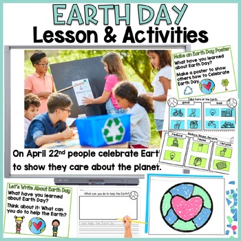 Preview of Earth Day Activities - Earth Day Lesson - Earth Day Crafts