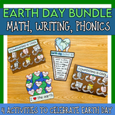Earth Day Activities, Earth Day Math, Writing, Phonics Bun