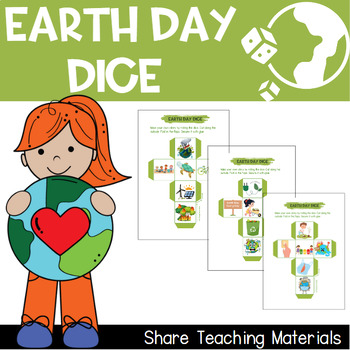 Preview of Earth Day Activities | Earth Day Dice | Make Short Stories | Spring Morning Work