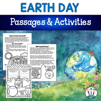 Preview of Earth Day Activities & Flip Book Free