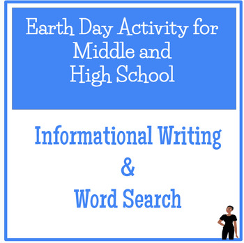 Preview of Earth Day Activities - Informational Writing and Word Search
