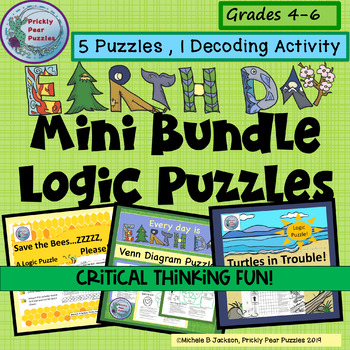 Preview of Earth Day  Activities - Logic Puzzles