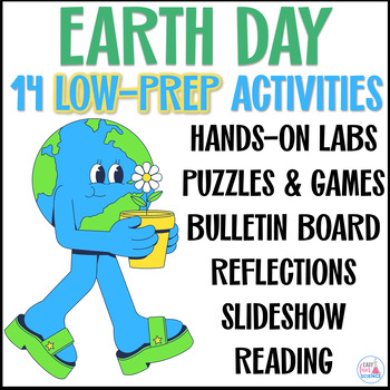 Preview of Earth Day 2024 Activities 5th Grade to 10th Grade Low-Prep, Fun Science 