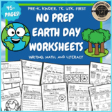 Earth Day Activities Math Literacy Reading Worksheets PreK