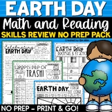 Earth Day Activities Math Reading Comprehension Writing Pr