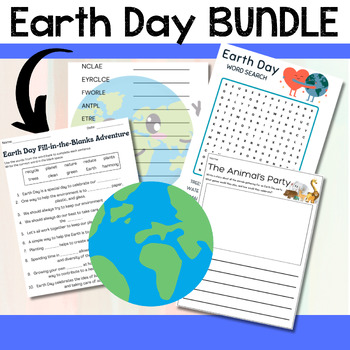 Preview of Earth Day Activities - No Prep - Bundle