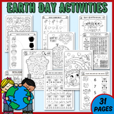 Earth Day Activities Packet NO PREP | Earth Day Fun Pack