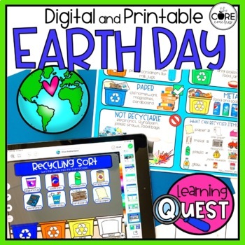 Preview of Earth Day Digital Activities - Reduce, Reuse, Recycle Activities - Earth Day