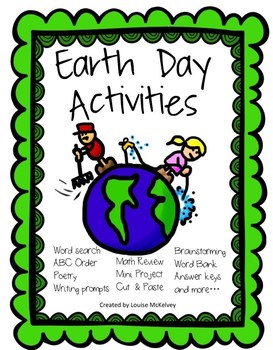 Preview of Earth Day Activities & Project 37 pages!!