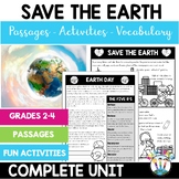 Earth Day Activities Posters Reading Comprehension Passage