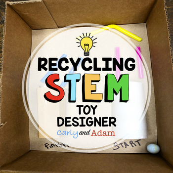 Preview of Build a Toy Recycling Earth Day STEM Activity