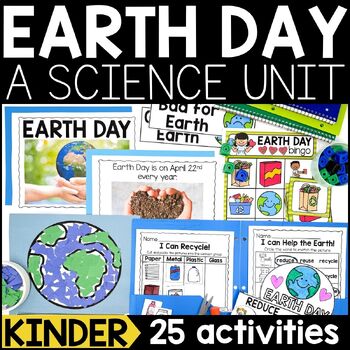 Preview of Earth Day Activities | Reduce Reuse Recycle | Kindergarten Science Unit