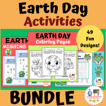 Preview of Earth Day Activities - Spring Activities - BUNDLE
