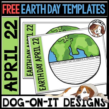 Preview of Earth Day Drawing and Writing Activities Templates Freebie