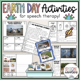 Earth Day Activities Unit for Speech Language Therapy
