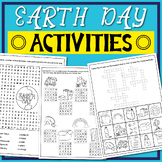 Earth Day Activities Word Search, Scramble, Vocabulary Wor