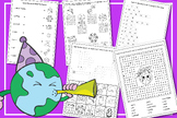 Earth Day Activities, Word Search, Worksheets, Scramble, C