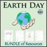 Earth Day Activities Worksheets Posters Bundle Human Impac