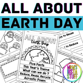 Preview of Earth Day Activities Writing Activities Flipbook Developing Research Skills