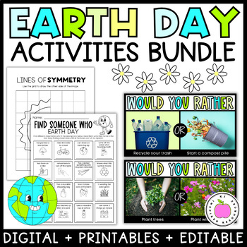 Preview of Earth Day Activities and Games Bundle
