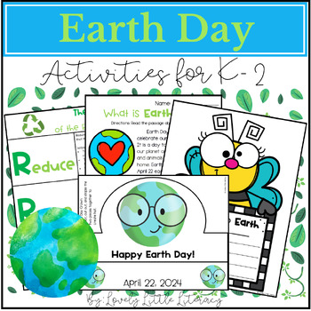 Earth Day Activities for Kindergarten, First Grade, and Second Grade