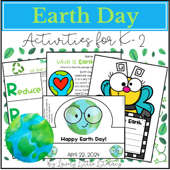 Preview of Earth Day Activities for Kindergarten, First Grade, and Second Grade